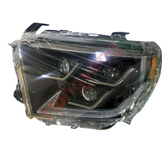 Auto Parts 3 LED Lens Head Lamp Headlights Smoke Plated Decorative Frame for Toyota Tundra 2014-2018,www.hongyangcorp.com,Auto Parts 3 LED Lens Head Lamp Headlights Smoke Plated Decorative Frame for Toyota Tundra 2014-2018