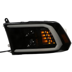 Car Headlights 2 LED Lens White Day Light Yellow Turn signal Lamp Chrome Plated Decorative Frame for Dodgr RAM 2009-2018,www.hongyangcorp.com,Car Headlights 2 LED Lens White Day Light Yellow Turn signal Lamp Chrome Plated Decorative Frame for Dodgr RAM 2009-2018