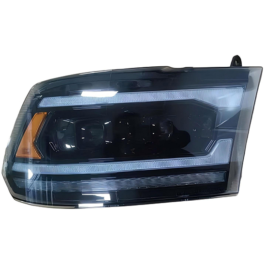 Auto Parts Car Front Headlights 2 Halogen Lens White Day Light Led Turn signal Lamp for Dodge RAM 2009-2018,www.hongyangcorp.com,Auto Parts Car Front Headlights 2 Halogen Lens White Day Light Led Turn signal Lamp for Dodge RAM 2009-2018