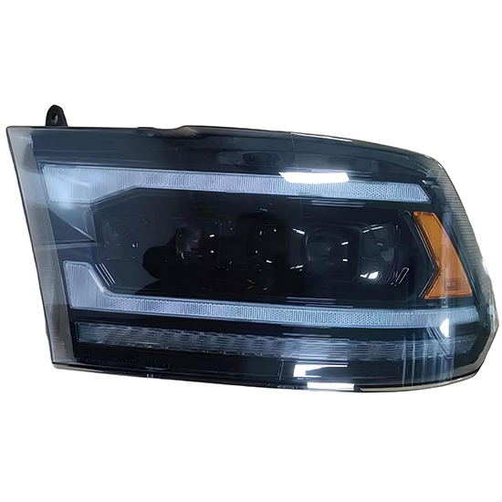 Auto Parts Car Front Headlights 2 Halogen Lens White Day Light Led Turn signal Lamp for Dodge RAM 2009-2018,www.hongyangcorp.com,Auto Parts Car Front Headlights 2 Halogen Lens White Day Light Led Turn signal Lamp for Dodge RAM 2009-2018