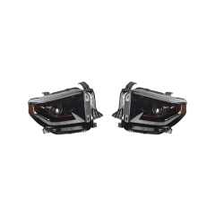 Auto Parts Car Front Headlights1 LED Lens White Day Light Yellow Turn signal Lamp for Toyota Tundra 2014-2018,www.hongyangcorp.com,Auto Parts Car Front Headlights1 LED Lens White Day Light Yellow Turn signal Lamp for Toyota Tundra 2014-2018
