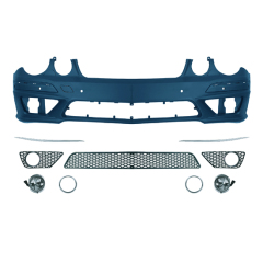 Vehicle Spare Parts Parts Car Front Bumper Assy for Mercedes Benz Class E W211 Upgrade to AMG63 2004-2008 With Fog Lamp Hole,www.hongyangcorp.com,Vehicle Spare Parts Parts Car Front Bumper Assy for Mercedes Benz Class E W211 Upgrade to AMG63 2004-2008 With Fog Lamp Hole