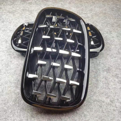Hot Selling ABS Fully Black Kidney Grilles for BMW E70/E71 X5/X6 Models Car Front Bumper Grille,www.hongyangcorp.com,Hot Selling ABS Fully Black Kidney Grilles for BMW E70/E71 X5/X6 Models Car Front Bumper Grille