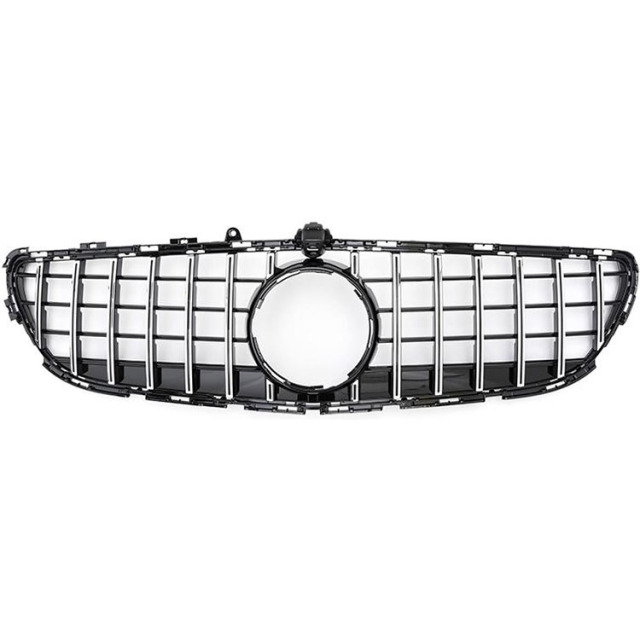 Automotive Body Kit Car GTR Silver Mesh Front Bumper Grille for Mercedes Benz  CLS Class X166  2016-2019,www.hongyangcorp.com,Automotive Body Kit Car GTR Silver Mesh Front Bumper Grille for Mercedes Benz  CLS Class X166  2016-2019