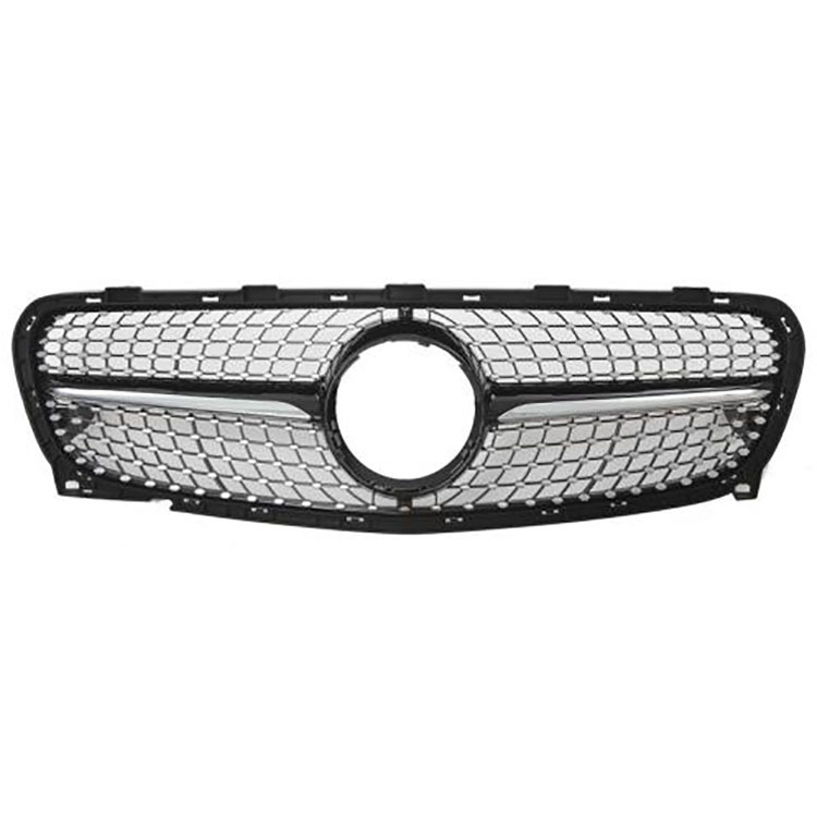 Diamond Front Bumper Grille for Mercedes Benz GLA  X156  2014-2016 2017-2019,www.hongyangcorp.com,Diamond Front Bumper Grille for Mercedes Benz GLA  X156  2014-2016 2017-2019