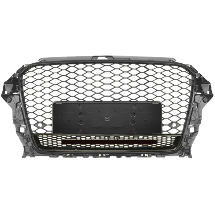 Car Auto Spare Parts Bodykit No Logo Grille for Audi A3-(2014-2016) Upgrade to RS3-(2014-2016)  Style/Black 2014 2015 2016,www.hongyangcorp.com,Car Auto Spare Parts Bodykit No Logo Grille for Audi A3-(2014-2016) Upgrade to RS3-(2014-2016)  Style/Black 2014 2015 2016