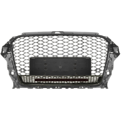Car Auto Spare Parts Bodykit No Logo Grille for Audi A3-(2014-2016) Upgrade to RS3-(2014-2016)  Style/Black 2014 2015 2016,www.hongyangcorp.com,Car Auto Spare Parts Bodykit No Logo Grille for Audi A3-(2014-2016) Upgrade to RS3-(2014-2016)  Style/Black 2014 2015 2016