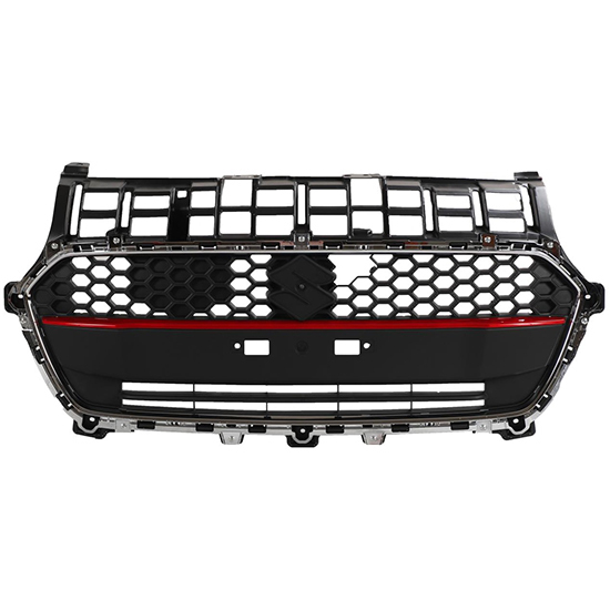 Auto Spare Car Bodykit Front Bumper Grille and Grille(Red) for Suzuki Swift 2018-2024 OE:71740M68T00 / 254074664001