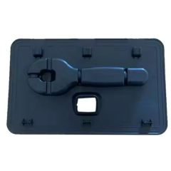 Car Front Cover Trunk Lock Trim Front Spare Box Small Cover for Tesla Model X 2015-2021 Auto Accessories 1564256-00-A