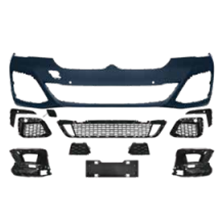Auto Spare Parts Car Front Bumper Assy Grille Front Lip Spoiler Bodykit for BMW 5Series G30 G38 Modified to M-Tech 2021-2023
