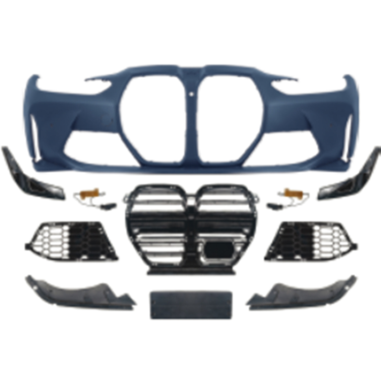Auto Spare Parts Car Front Bumper Assy Bodykit for BMW 4 Series G22 G23 G26 Modified to M4 2020-2023