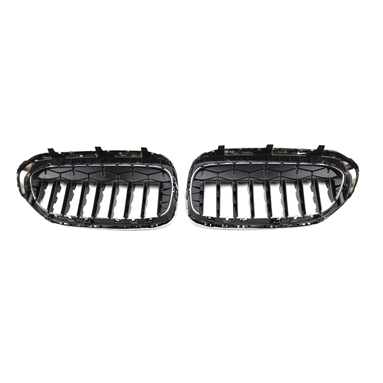 Car Exterior Accessories Custom Car Front Grille Double Slat Carbon Look for BMW 5 Series G30 2020