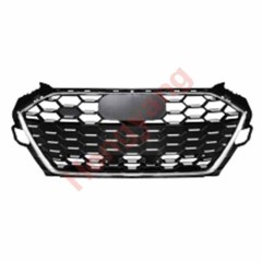 Car Auto Spare Parts Bodykit Grille for Audi A4 Upgrade to RS4 Silver 2021+ 2022 2023 2024,www.hongyangcorp.com,Car Auto Spare Parts Bodykit Grille for Audi A4 Upgrade to RS4 Silver 2021+ 2022 2023 2024