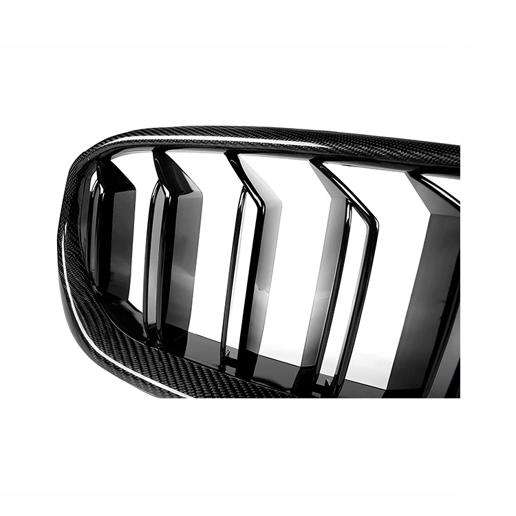 Auto Automotive Gloss Black Single Slat Front Bumper Mesh Radiator Grille Car Front Grille Fit for BMW Series 5 G30 2020