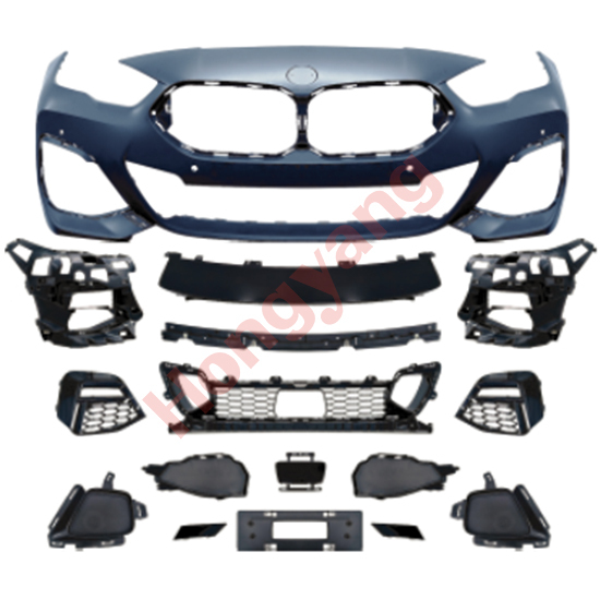 Vehicle Spare Parts Car Front Bumper Assy Grille Bodykit for BMW 2 Series F44 Modified to M-Tech 2020-2023