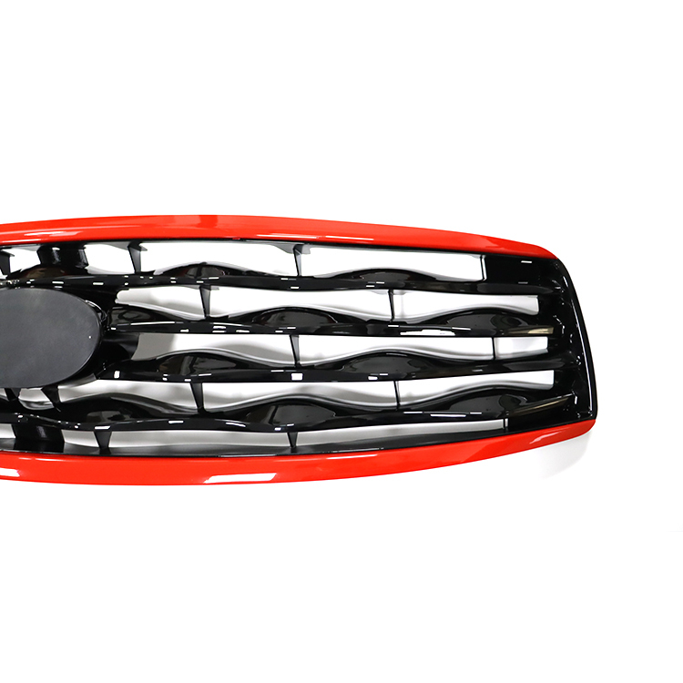 Universal Gloss Black and Gloss Red Outside Car Grills for Infiniti FX35 Grille Car FX50 2009-2012