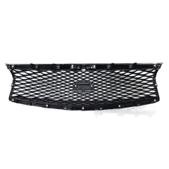 Car Front Bumper Grille Gray Inside+Chrome Frame for Infiniti Q70 2015-2019 62310-4AM0B