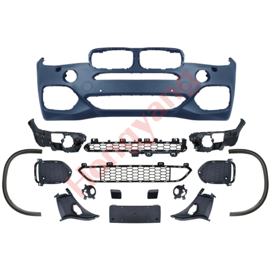 Car Auto Spare Parts Front Bumper Assy Grille Front Lip Spoiler Bodykit for BMW X5 Series F15 Modified to M-Tech 2013-2018,www.hongyangcorp.com,Car Auto Spare Parts Front Bumper Assy Grille Front Lip Spoiler Bodykit for BMW X5 Series F15 Modified to M-Tech 2013-2018