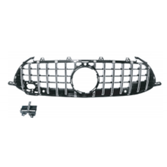 Vehicle Spare Parts Car Body Kits Front Bumper Grille for Mercedes Benz Class AMG W290 Upgrade to GT-R 2020-2023 Silver,www.hongyangcorp.com,Vehicle Spare Parts Car Body Kits Front Bumper Grille for Mercedes Benz Class AMG W290 Upgrade to GT-R 2020-2023 Silver