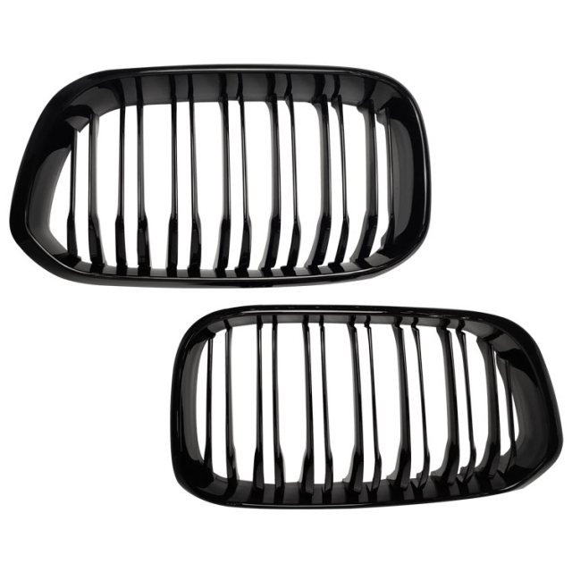 Double Slat Gloss Black