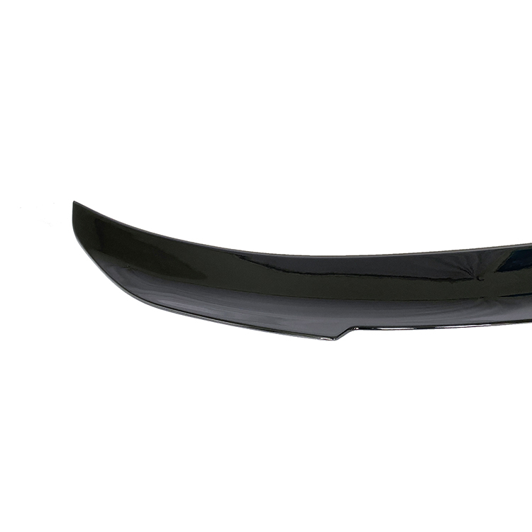 PSM Style Gloss Black Universal DIY Trunk Mounted Tail Lip Rear Wing Car Spoiler Fit for BMW Series 3 E93 2007-2014