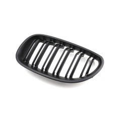 High Quality Car Grill Matte Black Double Line Front Bumper Car Grille for BMW 5 Series E60 2003-2010