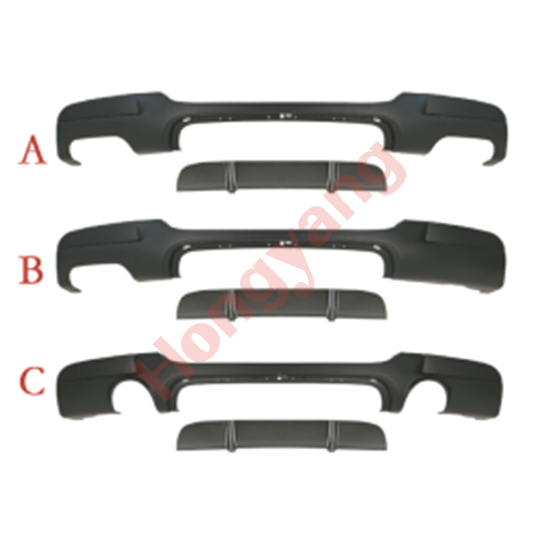 Car Body Kit Rear Bumper Rear Diffuser for BMW 3Series E90 Modified to M-Tech 2005-2012