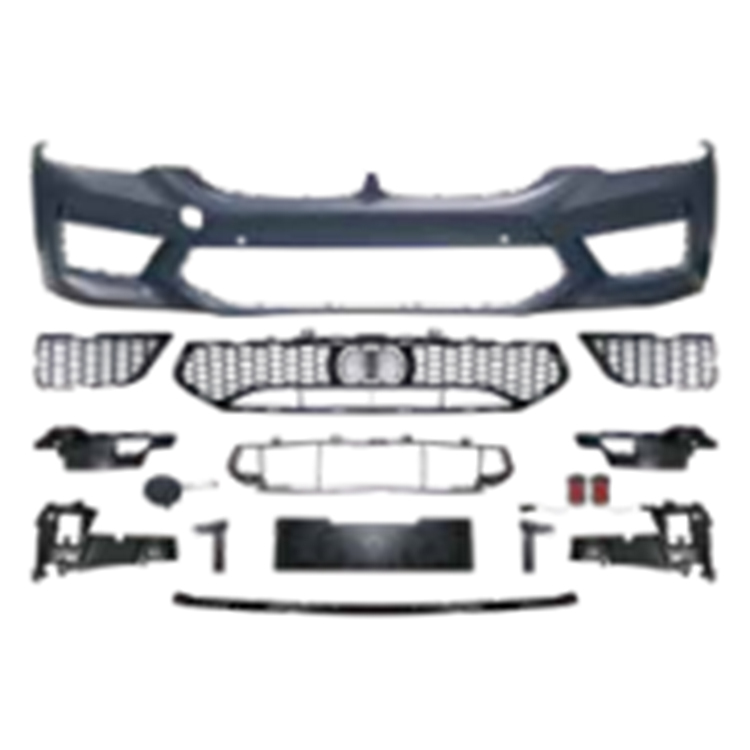 Auto Spare Parts Car Front Bumper Assy Grille Front Lip Spoiler Bodykit for BMW 5Series G30 G38 Modified to M5 2018-2020