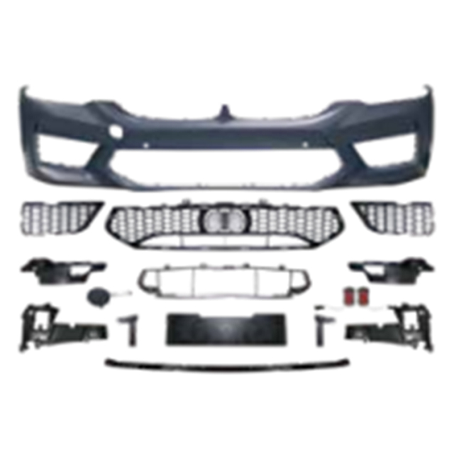 Auto Spare Parts Car Front Bumper Assy Grille Front Lip Spoiler Bodykit for BMW 5Series G30 G38 Modified to M5 2018-2020