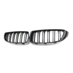 Factory Price Car Accessories Double Line Gloss Black Front Bumper Mesh Grills for BMW 4 Series F32 2013-2020,www.hongyangcorp.com,Factory Price Car Accessories Double Line Gloss Black Front Bumper Mesh Grills for BMW 4 Series F32 2013-2020