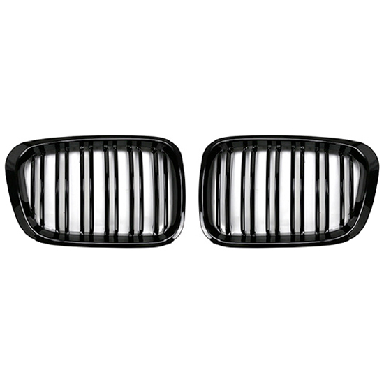 Vehicle Spare Parts Car Front Bumper Grille  Bodykit for BMW 3 Series E46 Upgrade to M3 1998-2001 2/4 Doors Grill