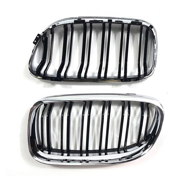 Car Decoration Accessories Double Slat Chrome Gloss Black Car Grills for BMW 3 Series E90 2008-2011 2009,www.hongyangcorp.com,Car Decoration Accessories Double Slat Chrome Gloss Black Car Grills for BMW 3 Series E90 2008-2011 2009