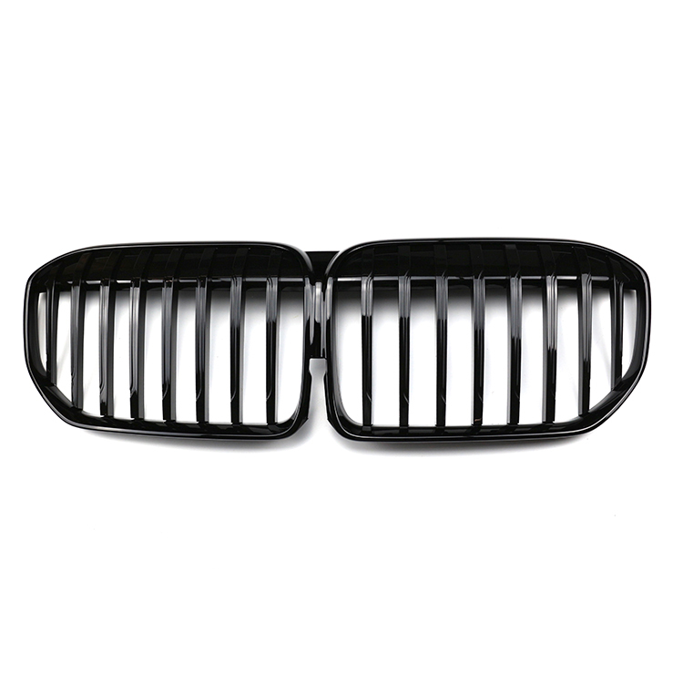 Auto Accessories Parts Gloss Black Single Slat Front Bumper Mesh Grille Car Front Grille Fit for BMW Series 7 G11