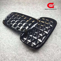 Auto Body Kits Diamond Half Silver Front Bumper Mesh Grille Car Front Grille Fit for BMW Series X5 E70 2008-2014,www.hongyangcorp.com,Auto Body Kits Diamond Half Silver Front Bumper Mesh Grille Car Front Grille Fit for BMW Series X5 E70 2008-2014