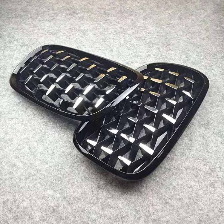 Hot Selling Accessories of Car Diamond Black Frame With Black Point Front Bumper Grille for BMW X5X6 E70/71 2007-2013,www.hongyangcorp.com,Hot Selling Accessories of Car Diamond Black Frame With Black Point Front Bumper Grille for BMW X5X6 E70/71 2007-2013
