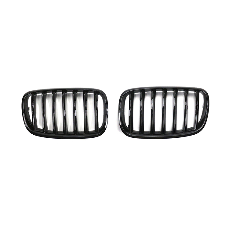 Gloss Black Single Slat Front Bumper Mesh Grille Car Front Grille Fit for BMW Series X5 E70 2008-2014,www.hongyangcorp.com,Gloss Black Single Slat Front Bumper Mesh Grille Car Front Grille Fit for BMW Series X5 E70 2008-2014