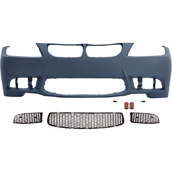 Car Body Kit Front Bumper Assy Grille  for BMW 3Series E90 Modified to M3 2009-2012 All Mesh Style