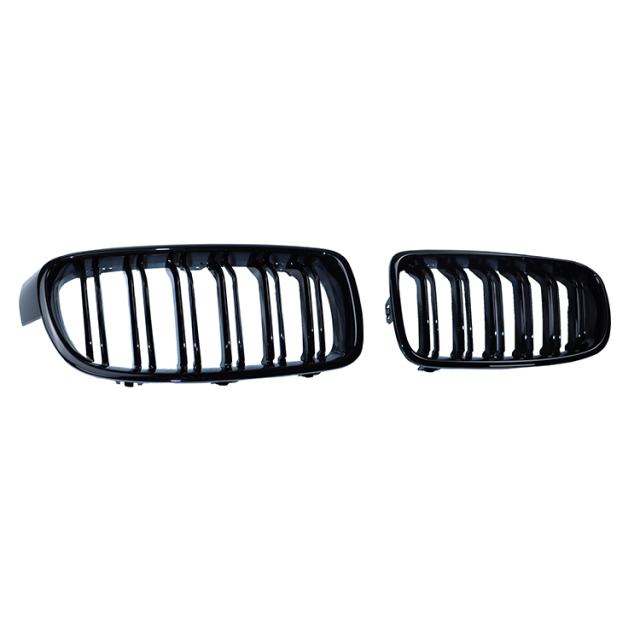 Classic Car Grille Glossy Black Double Line Grill for BMW 3 Series F30/F35 2012-IN Auto Parts,www.hongyangcorp.com,Classic Car Grille Glossy Black Double Line Grill for BMW 3 Series F30/F35 2012-IN Auto Parts