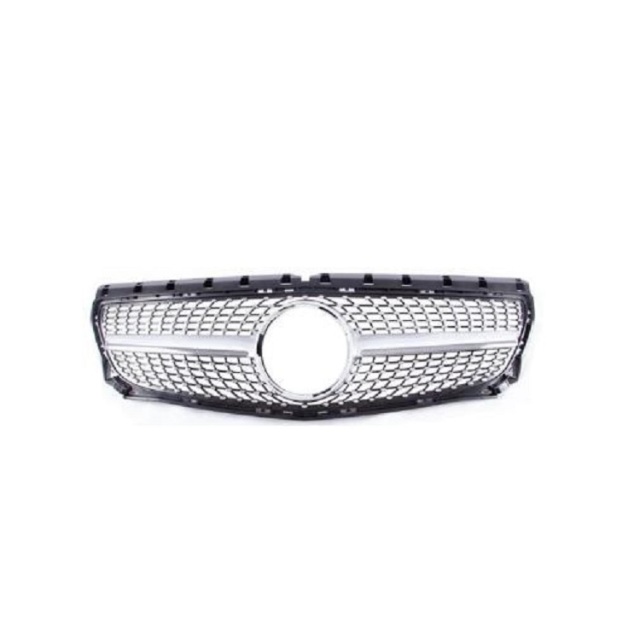 Hot Sale Auto Diamond Style Silver Front Bumper Radiator Grille Car Grille for Mercedes Benz Class B W246 2012-2014,www.hongyangcorp.com,Hot Sale Auto Diamond Style Silver Front Bumper Radiator Grille Car Grille for Mercedes Benz Class B W246 2012-2014