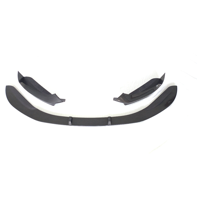 Car Accessories Parts Carbon Look Front Bumper Lips Body Kit Fit for BMW 1 Series F20 2011-2018 Front Lips
