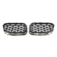 Diamond Style Front Bumper Grille Chrome for BMW 5 Series F10/F18 2010-2017 Car Accessories