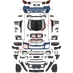 Auto Car Front Bumper Grille Bodykit for BMW 7Series F01 F02 09-15 Modified to G11 G12 Sport 19-22 Old to New/No Cutting Version,www.hongyangcorp.com,Auto Car Front Bumper Grille Bodykit for BMW 7Series F01 F02 09-15 Modified to G11 G12 Sport 19-22 Old to New/No Cutting Version