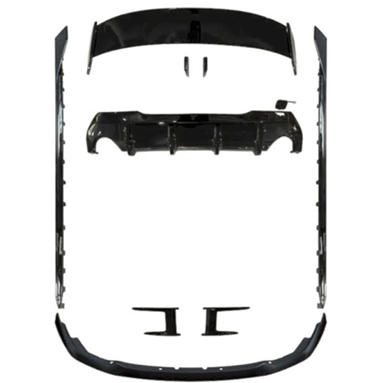 Vehicle Spare Parts Car Rear Diffuser Grille Bodykit for BMW 1 Series F40 Modified to M-Performance 2019-2023