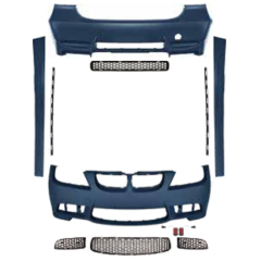 Car Modified Body Kit Rear With Diffuser Mirror Cover for BMW 3Series E90 Modified to M3 2005-2008 All Mesh Style
