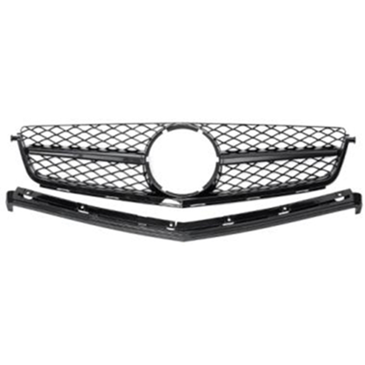 Facelift Kit Car Front Bumper Grille for Mercedes Benz Class C W204 C63 2008-2011 AMG Style,www.hongyangcorp.com,Facelift Kit Car Front Bumper Grille for Mercedes Benz Class C W204 C63 2008-2011 AMG Style