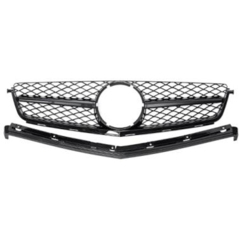 Facelift Kit Car Front Bumper Grille for Mercedes Benz Class C W204 C63 2008-2011 AMG Style,www.hongyangcorp.com,Facelift Kit Car Front Bumper Grille for Mercedes Benz Class C W204 C63 2008-2011 AMG Style