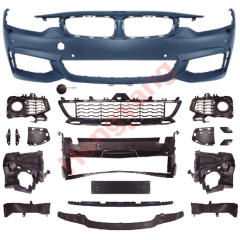 Auto Spare Parts Car Front Bumper Assy Grille Bodykit for BMW 4 Series F32 F33 F36 Modified to M-Tech 2014-2019