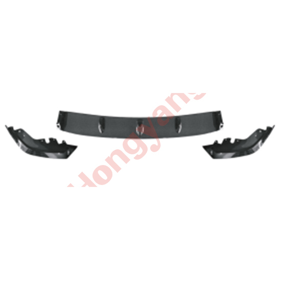 Auto Parts Car Front Bumper Front Lip  for BMW 3 Series G20 G28 Modified to M8 2019-2022 A.Gloss Black/B.Carbon Look
