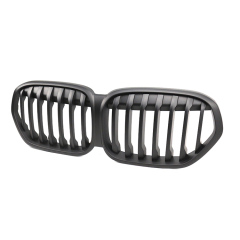 Auto Parts Carbon Look Single Slat Front Bumper Mesh Radiator Grille Car Front Grille Fit for BMW Series X1 F49 2016