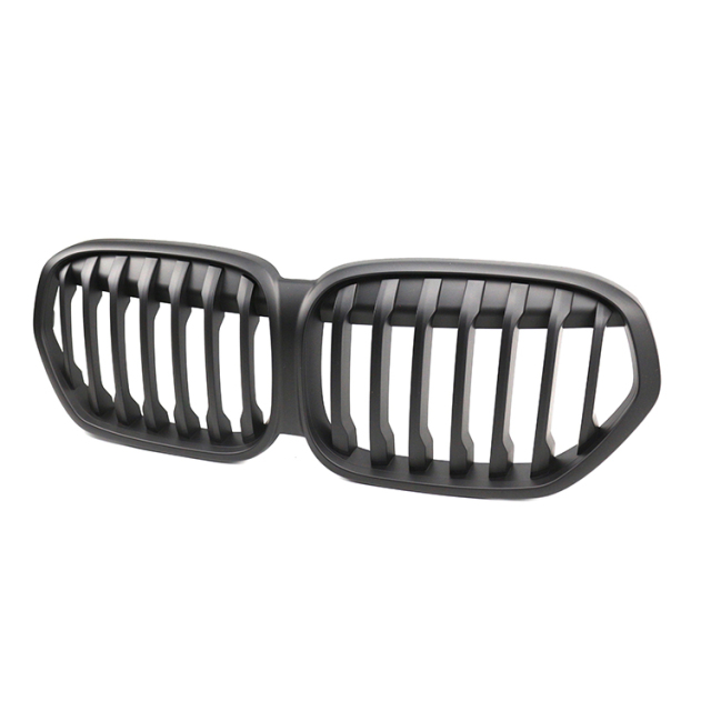 Auto Parts Carbon Look Single Slat Front Bumper Mesh Radiator Grille Car Front Grille Fit for BMW Series X1 F49 2016